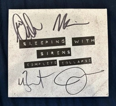 Sleeping With Sirens Complete Collapse CD Signed Jacket - Image 1 of 3