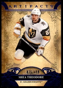 2020-21 Upper Deck Artifacts #20 Shea Theodore #/499 Blue Sapphire - Picture 1 of 2