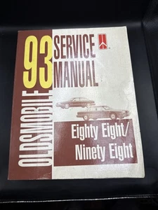 1993 Oldsmobile Eighty Eight / Ninety Eight Factory Service Manual GM - Picture 1 of 6