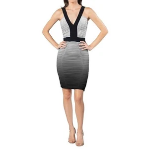 Dress the Population Ashlyn Ombre Mini Bodycon Dress Size Large - Picture 1 of 12