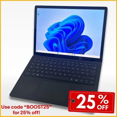 Microsoft Surface Laptop 4 i7-1185G7 16GB 256GB Windows 11 Touchscreen Black - Image 1 of 4