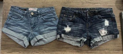 Denim Shorts Duo Size 3 - Image 1 of 4