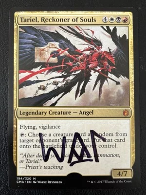 Tariel, Reckoner of Souls Artist Proof Signed Commander Anthology CMA MTG - Image 1 of 2