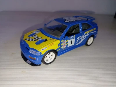 Ford Escort RS Cosworth1/24 Burago Diecast Modellino Auto Bburago Made In Italy  - Immagine 1 di 4