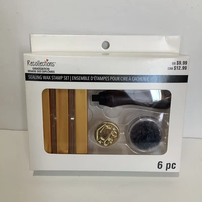 Kit de cera de sellado de graduación Recollections patrón de tapa de 6 piezas Foto 1 de 2