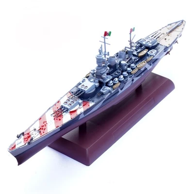 1:1000 Alloy Diecast Military Model Italian Battleship Roma Warship Collection - Image 1 of 4