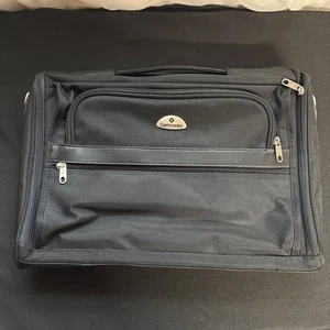 Samsonite Black Nylon Laptop Bag W Shoulder Strap 17" - Picture 1 of 6