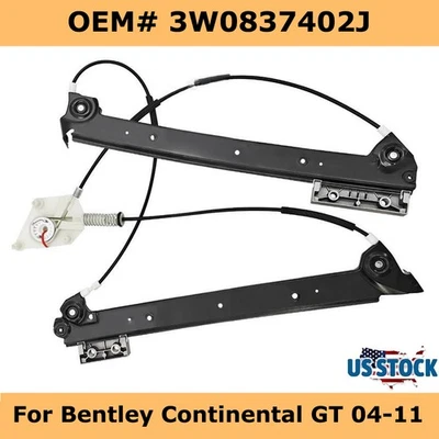Front Right Window Regulator For Bentley Continental GT 2003-2007 3W0837402J /H Foto 1 de 4