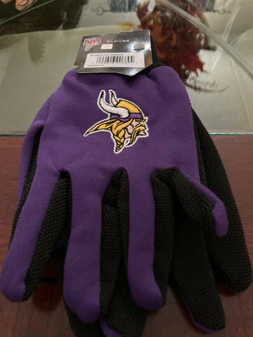 Minnesota Vikings Sport Utility Gloves - Multicolored w/Black Palm Cover
