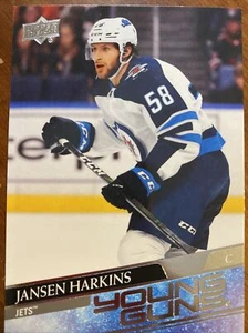 20-21 UD Series 1 Hockey Young Guns 229 Jansen Harkins - Picture 1 of 2