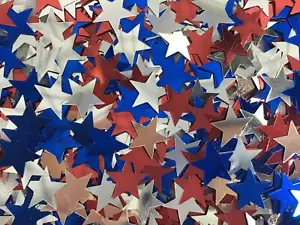 SKD Stars Patriotic 4th of July 15g Party Confetti, Red Silver Royal Blue - Picture 1 of 1