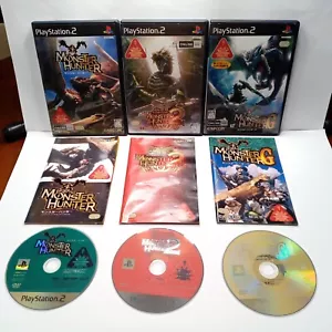 Monster Hunter 1 2 & G 3Game Set PS2 PlayStation 2 Japan Imports CIB Complete - Picture 1 of 13