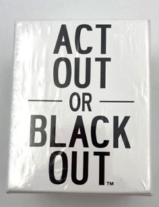 NEW Act Out or Black Out the Charades Party Game from the Makers of Do or Drink
