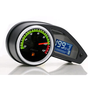 Motorcycle Odometer Speedometer Tachometer Fuel Gauge LCD Screen Scooter Parts