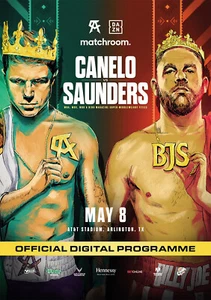 CANELO ALVAREZ Mexico v BILLY JOE SAUDERS England 2021 Official programm BOXING - Picture 1 of 1