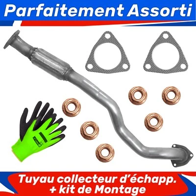 Tuyau collecteur d’échappement pour Saab 9-3 2 II 1.9 TiD 1.9 TTiD (2004-2012) - Photo 1/3