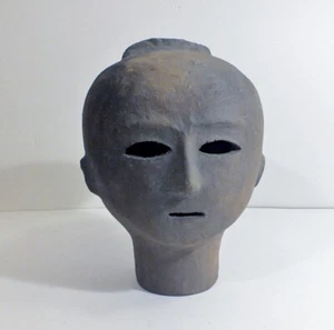 Antique Japanese Terracotta Haniwa Figure Head - Picture 1 of 8