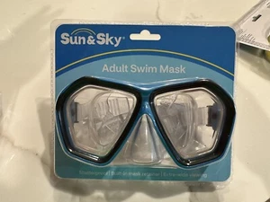 Maschera da bagno per adulti Sun & Sky blu nero - Foto 1 di 1