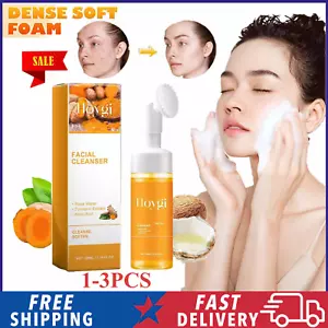 1-3PCS Turmeric Cleanser Brightening Foaming Face Wash- Turmeric Kojic Acid - Picture 1 of 12