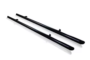 Barras laterales negras + luces de plumón para Renault Kangoo Express Maxi LWB 2008-2021 - Imagen 1 de 9