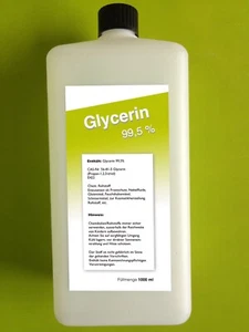 Glycerin Glyzerin 99,5% - E422 - 1kg - für Desinfektion - Feuchtmittel 1000 mg - Bild 1 von 2