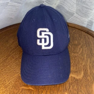 Cappello Berretto San Diego Padres Blu Navy Regolabile Taglia Unica Gioventù MLB Baseball - Foto 1 di 12