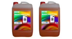 REIN WASCHMITTEL 2x10L WASCHGEL FLÜSSIGWASCHMITTEL ROT SONDERPREIS X-MAS - Bild 1 von 1