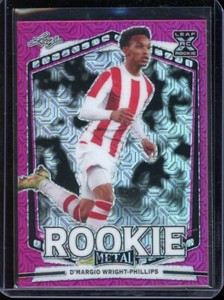2022 Leaf Metal Soccer Pink Mojo D'Margio Wright-Phillips Rc #MS-3 (6/7)