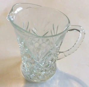 Clear Glass Creamer Pitcher 5”Anchor Hocking ? vintage - Picture 1 of 4