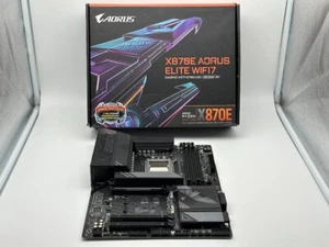 GIGABYTE X870E AORUS ELITE WIFI7 AM5 ATX DDR5 Motherboard READ/FOR PARTS - Afbeelding 1 van 11