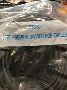 P3V-50 Premium Gold Plated Component Video Cable - 50 ft - Picture 1 of 1