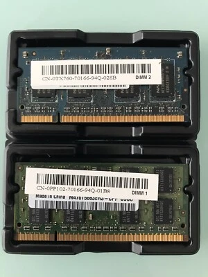 2GB + 1GB DDR2 Laptop Memory Dell Inspiron 15 1525 1526 1535 1545 1546 Notebooks - Image 1 of 3