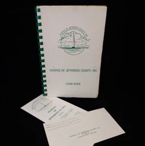 Cookbook NY Hospice Jefferson County Recipes 1990 Watertown - Picture 1 of 6