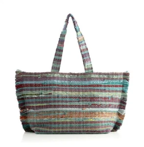 Shiraleah Chicago Woven Maya Multi Tote Bag - Picture 1 of 9
