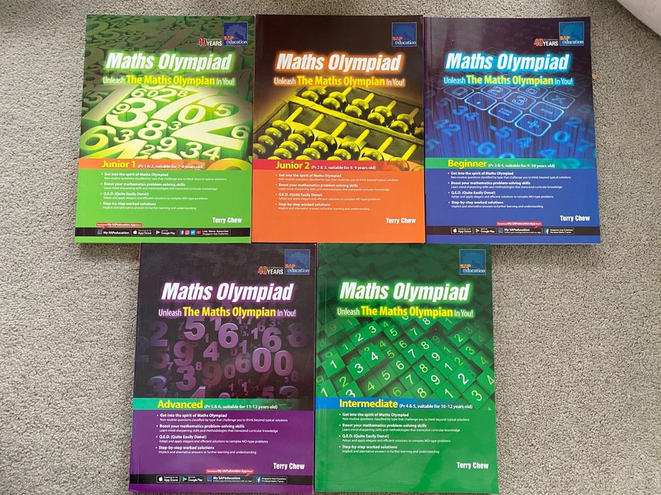 New 5 X Maths Olympiad Mathematics Workbooks Singapore Math Book Workbook Books - Image 1 of 1
