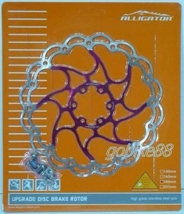 gobike88 Alligator disc rotor , ARIES, Pink, 180mm, 102g, 581 - Picture 1 of 1