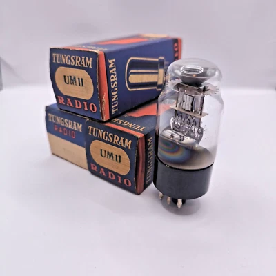 Tungsram UM11, indicador de afinación ojo mágico, nuevo en caja, hecho en Hungría Foto 1 de 4