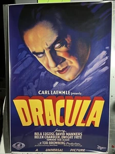 Póster de película repro BELA LUGOSI is DRACULA 1931 IMAGEN UNIVERSAL - Imagen 1 de 5