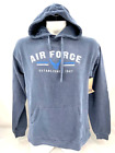 NEUF USAF Air Force Falcons bleu 84 LS sweat-shirt à capuche indigo lavé homme M