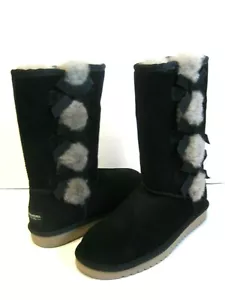 KOOLABURRA BY UGG VICTORIA DAMEN HOHE STIEFEL SCHWARZ US 7 / UK 5 / EU 38 / JP 24 - Bild 1 von 5