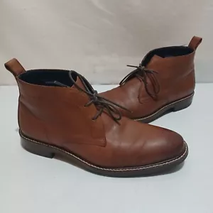 Cole Haan Chukka boots Grand os brown leather mens 8M - Picture 1 of 7