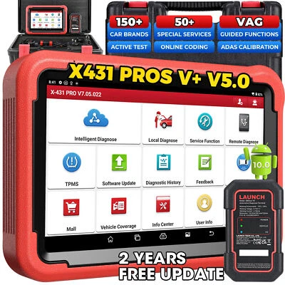 LAUNCH X431 PROS V PRO 5.0 PRO 5 Outil diagnostic Codage ECU Système Complète FR - Image 1 of 4