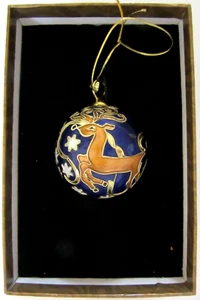 Cloisonne Collection Rentier Ornament 2003 Neu in OVP - Bild 1 von 11