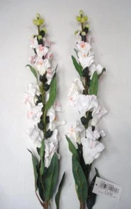 Pack 6 Tallos Blanco/Rosa Tinte Anttirinum 'Snapdragons' Seda Flores ¡Ganga! - Imagen 1 de 1