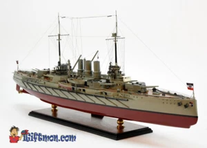 SMS OSTFRIESLAND GERMAN BATTLESHIP  39.5” museum model dreadnaught war ship - Picture 1 of 12