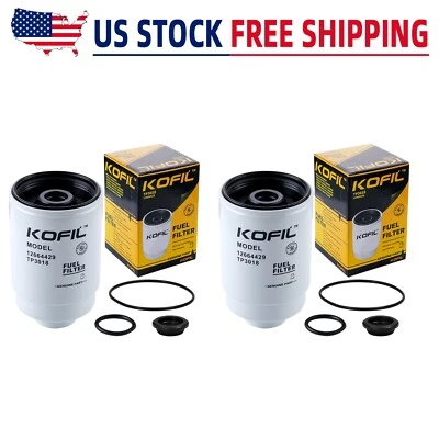 2- TP3018 Fuel Filter For Duramax 6.6L Chevy Silverado/GMC Sierra 2500HD 3500HD - Image 1 of 4