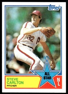 1983 Topps Steve Carlton Philadelphia Phillies #406