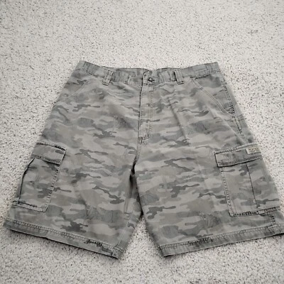 Wrangler Shorts Mens 38 Green Cargo Camouflage Camo Outdoor Hiking Hunting A2 - Image 1 of 4