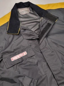 Vtg Slip Streams "Thunderwear" Size Small 1 Pc Rain Suit Motorcycle Racing Work - Picture 1 of 24