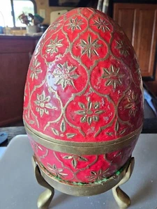 vintage Cloisonne Large Egg - Picture 1 of 4